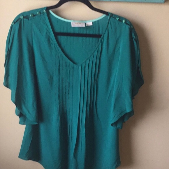 Anthropologie Tops - Green Maeve Anthropologie top.